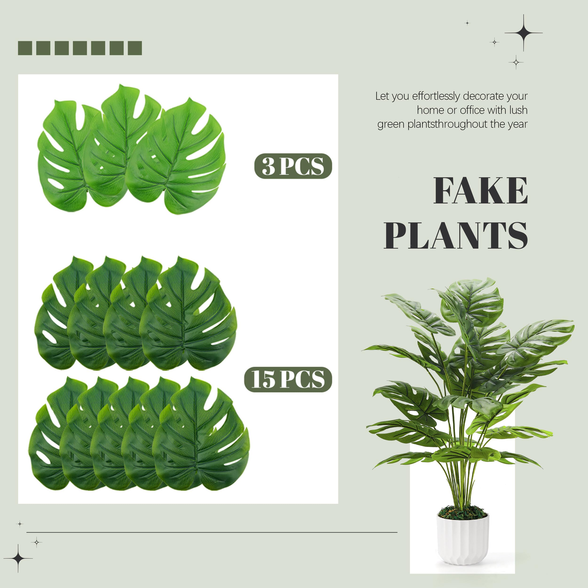 Künstliche Zimmerpflanzen: Monstera